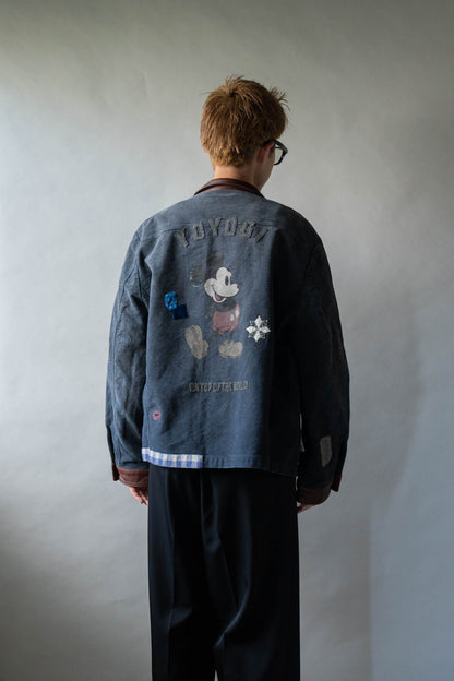 Vintage-finished work jacket