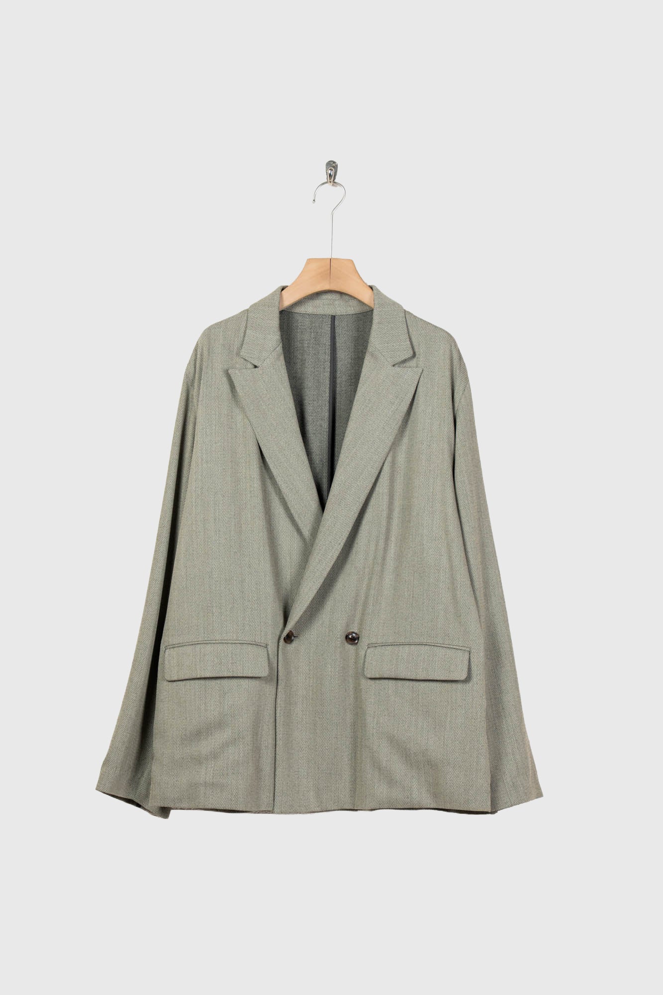 DOUBLE-BREASTED RELAX SHOULDER JACKET