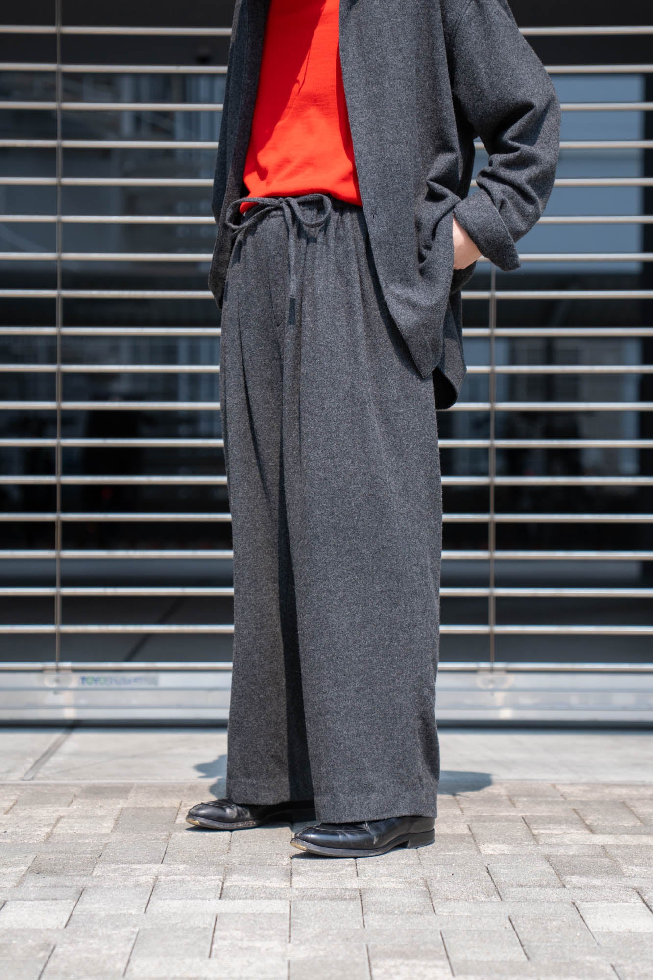 CASHMERE WIDE PANTS