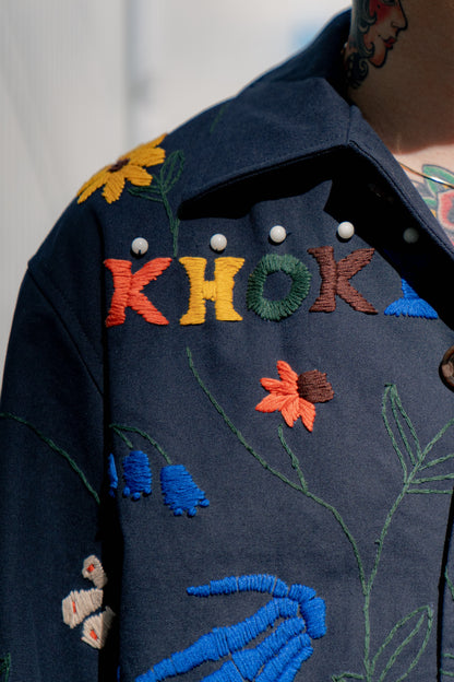 Hand embroidery jacket