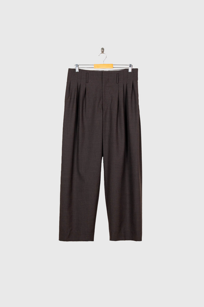 5 Tuck Trouser in Wool Tropical