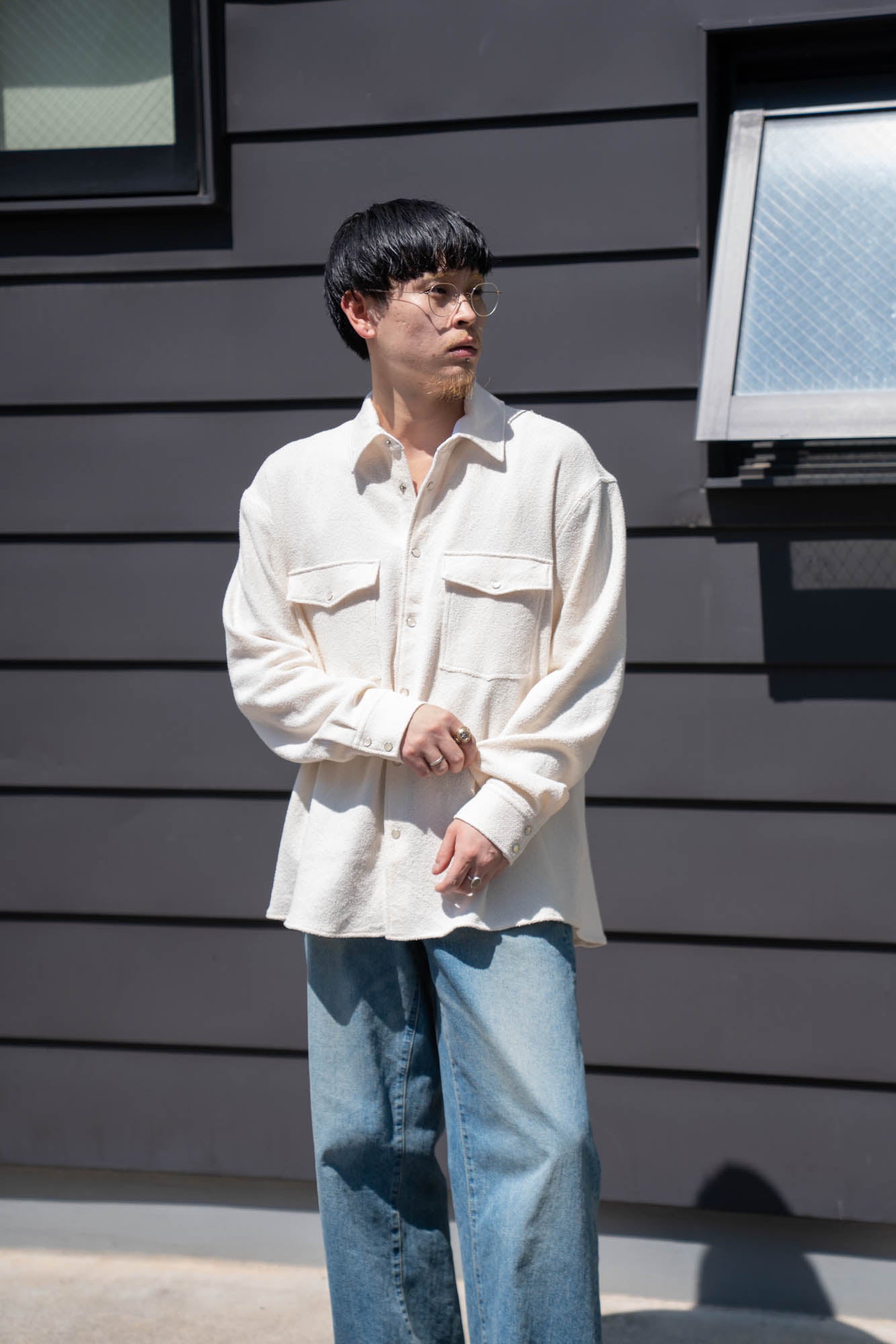 TOWEL WRAP WORK SHIRT