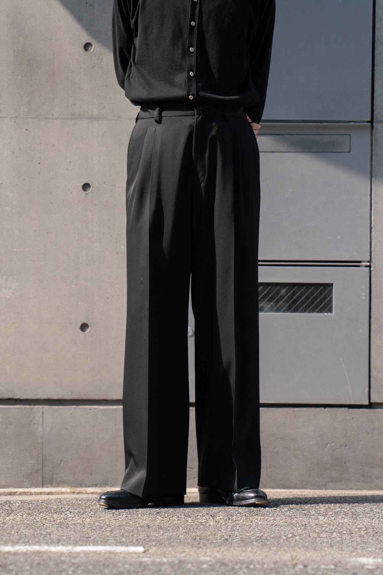 EASY LONG WIDE TROUSERS(ST.1430) | スラックス ssstein（シュタイン