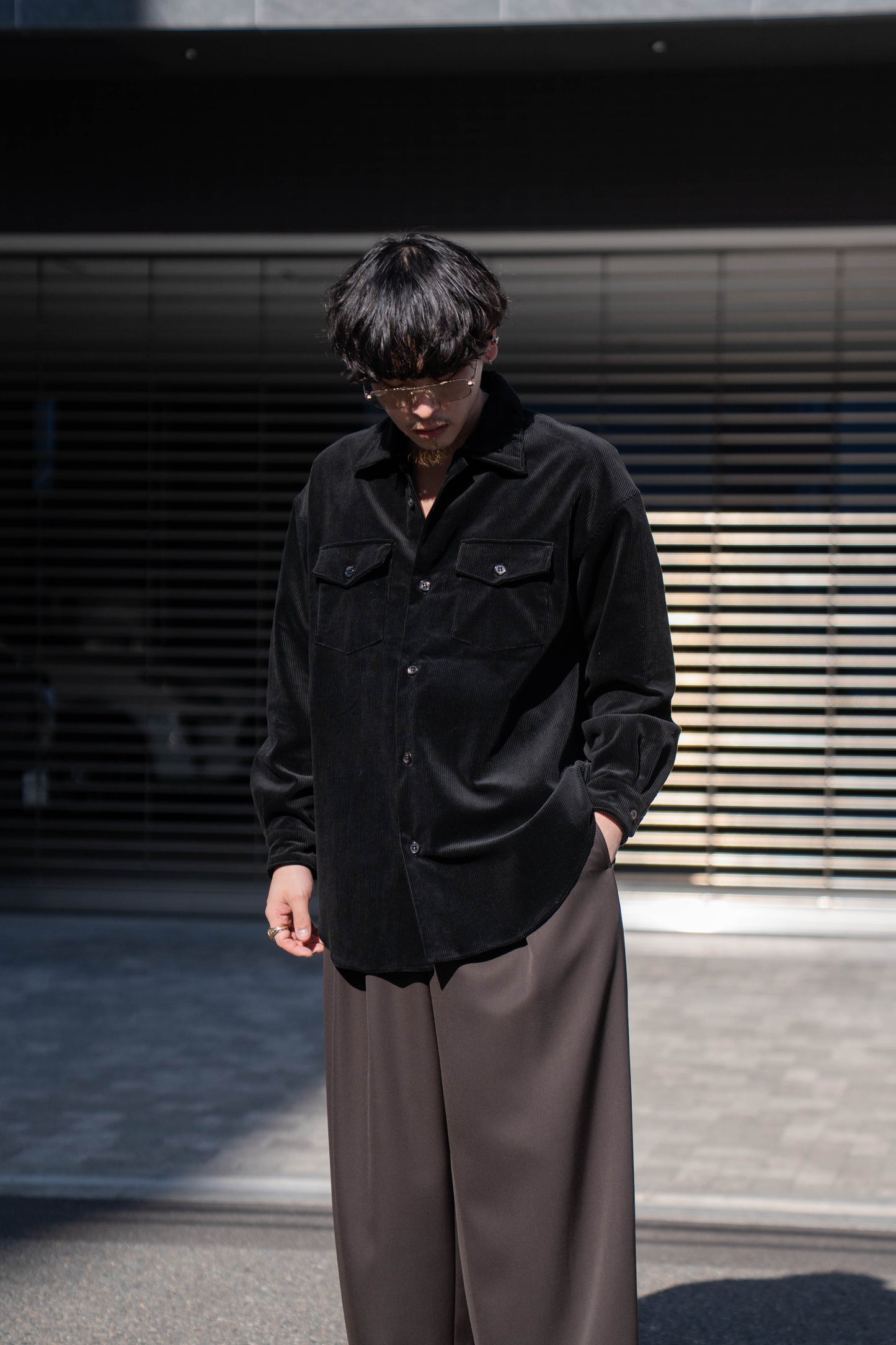 Corduroy Double Pocket Shirt