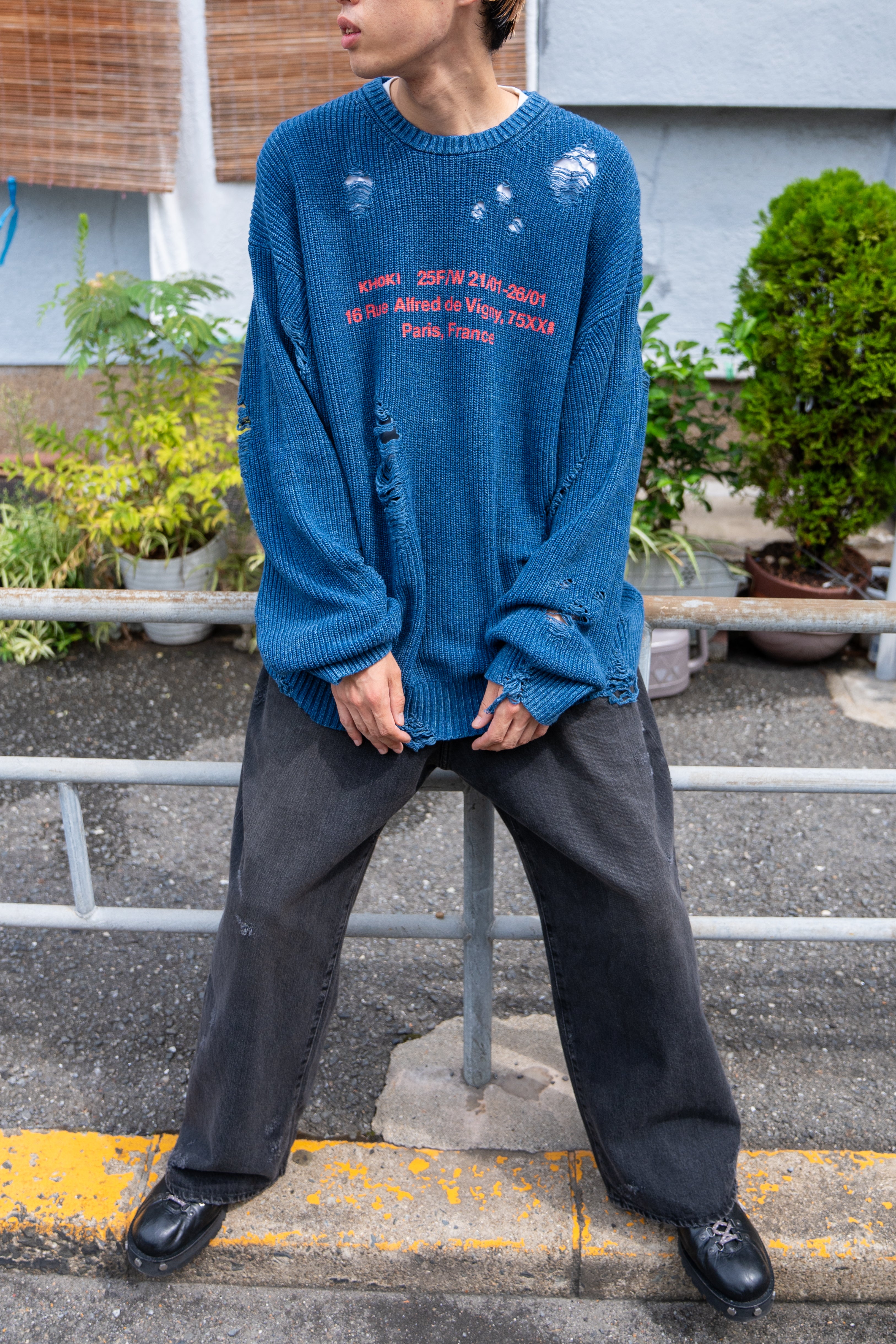 NKNIT プルオーバー　spiky KNIT pullover NKNIT プルオーバー spiky KNIT pullover