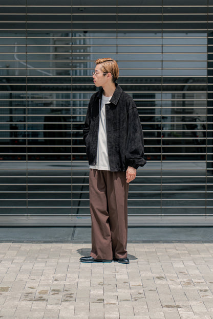 COW SUEDE ZIP SHORT JACKET(ST.1217)