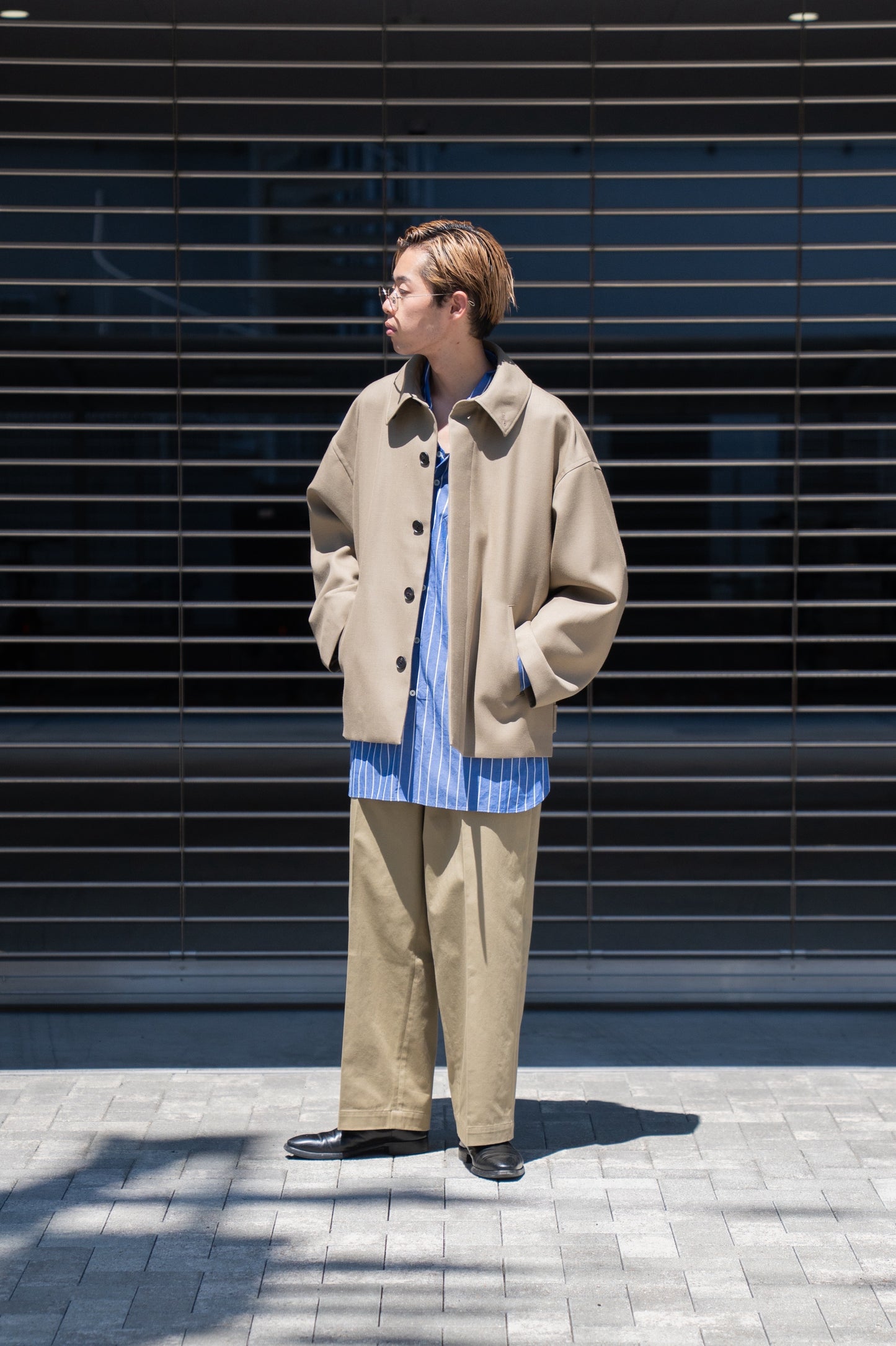 WOOL OVERSIZE SHORT COAT