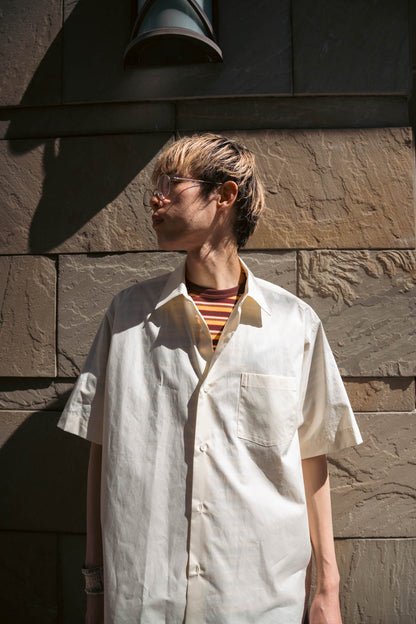 SUVIN COTTON OVERSIZED SS SHIRT(ST.1497)