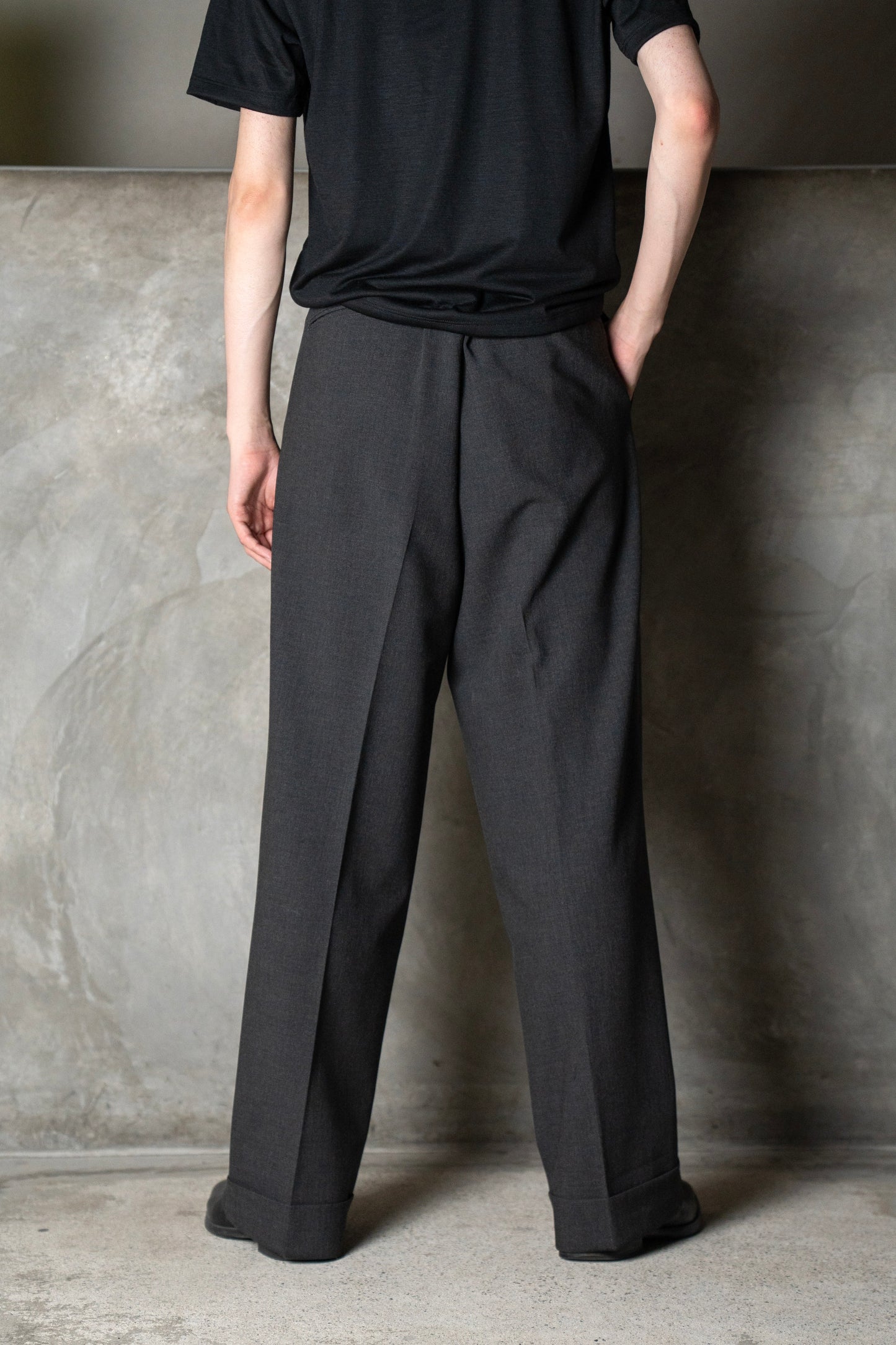 Flow Wide Turn-up Pants