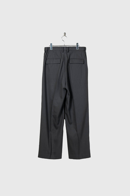 TWO-TUCKS WIDE TROUSERS