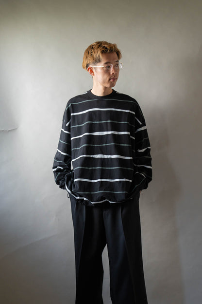SUPER BIG STRIPE LS TEE