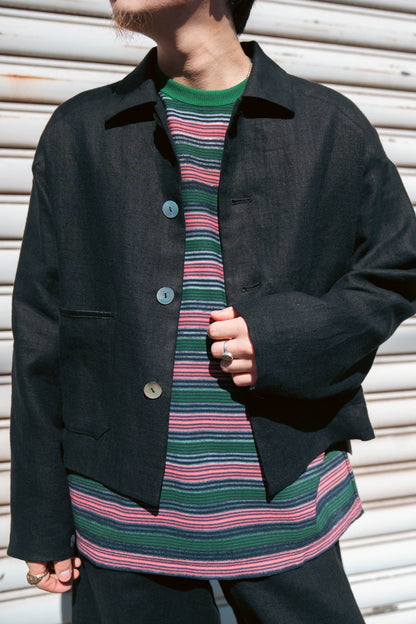 Border Knit Tee