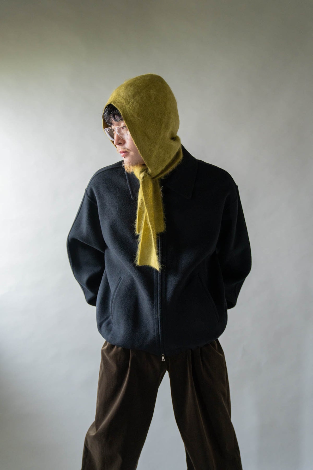 CASHMERE SHAGGY BALACLAVA(ST.1633)