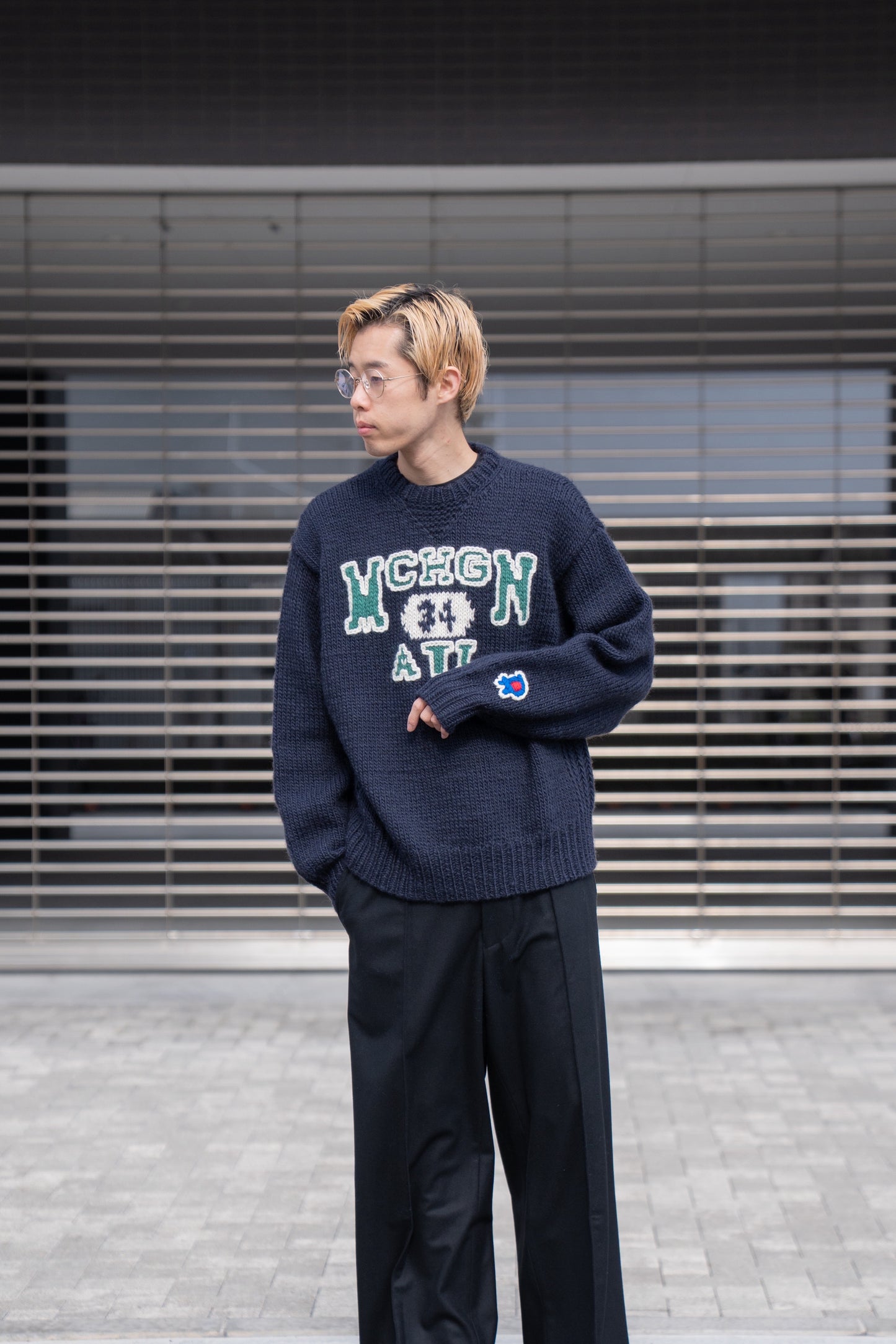 HAND KNITTING SWAETSHIRT