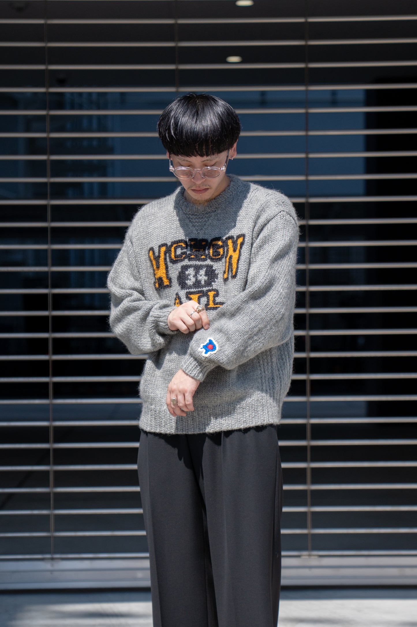 HAND KNITTING SWAETSHIRT