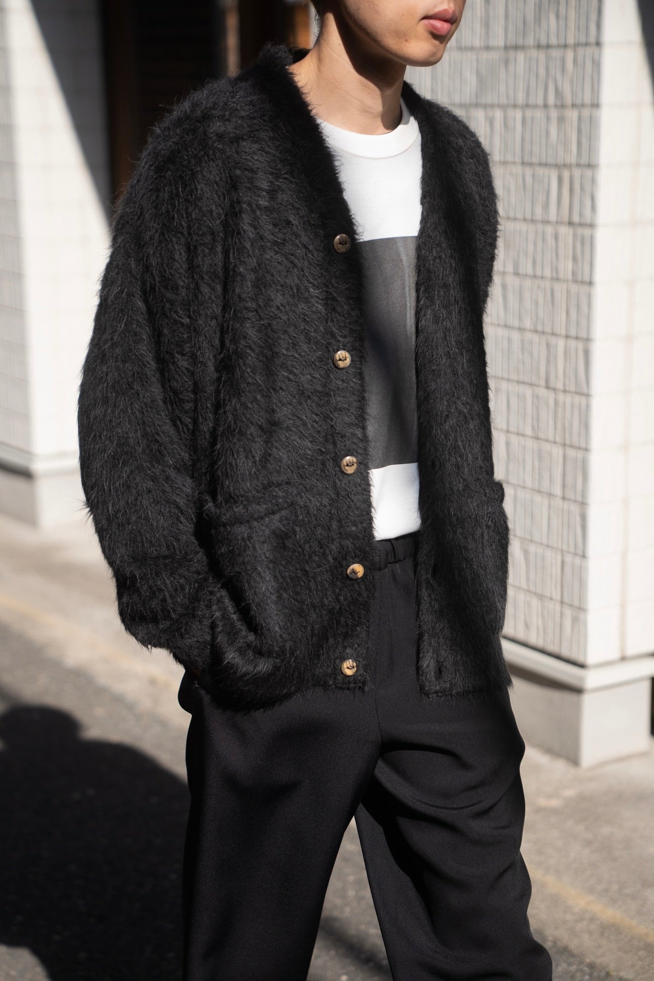 Suri Alpaca Cardigan