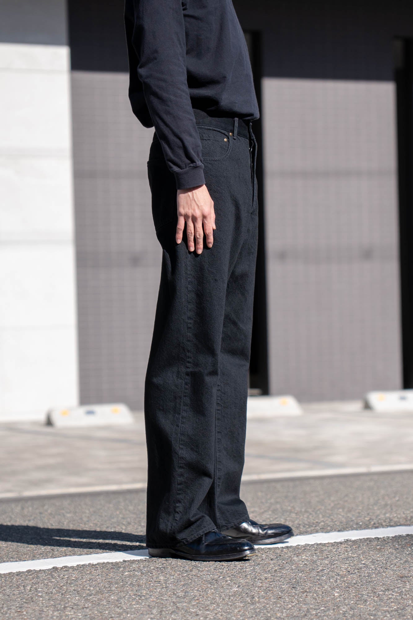 CO/HE PURE STRAIGHT DENIM