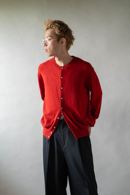 CASHMERE CREW NECK CARDIGAN .16