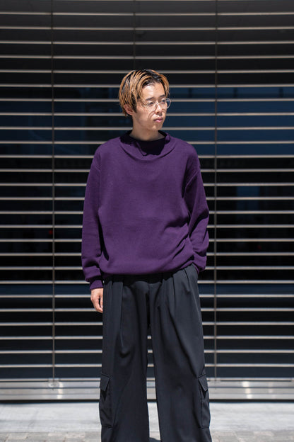 CASHMERE SKIING SWEAT KNITSHIRT