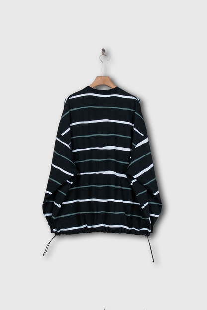 SUPER BIG STRIPE LS TEE