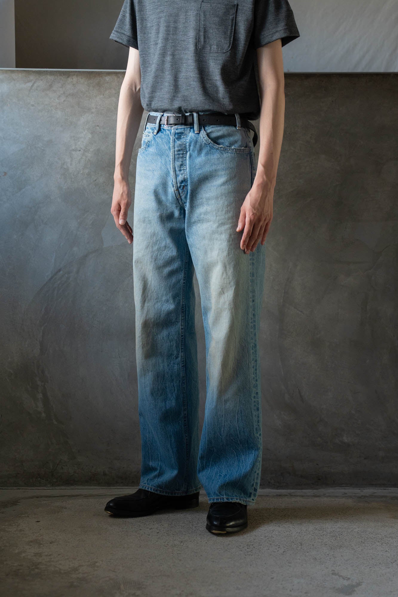ORDINARY STRAIGHT DENIM PANTS .16 -Brando-