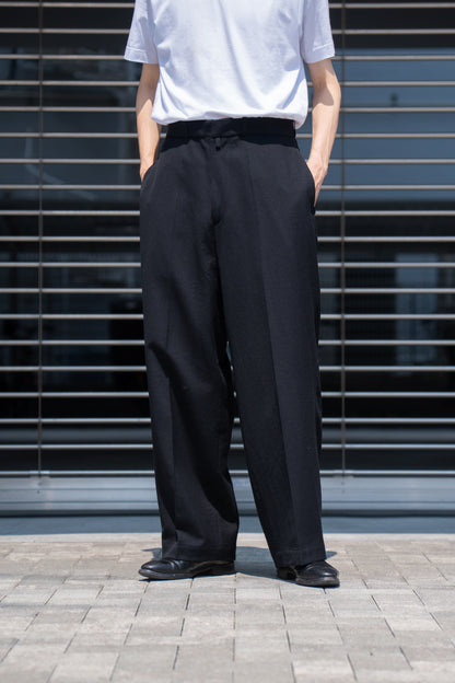 Wool Gabardine Trousers