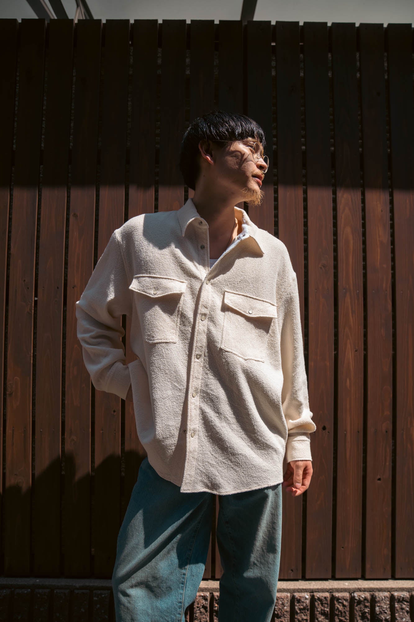 TOWEL WRAP WORK SHIRT