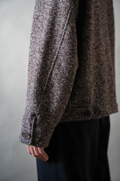 LOOP TWEED SEAM POCKET BLOUSON
