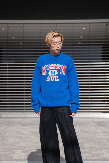 HAND KNITTING SWAETSHIRT