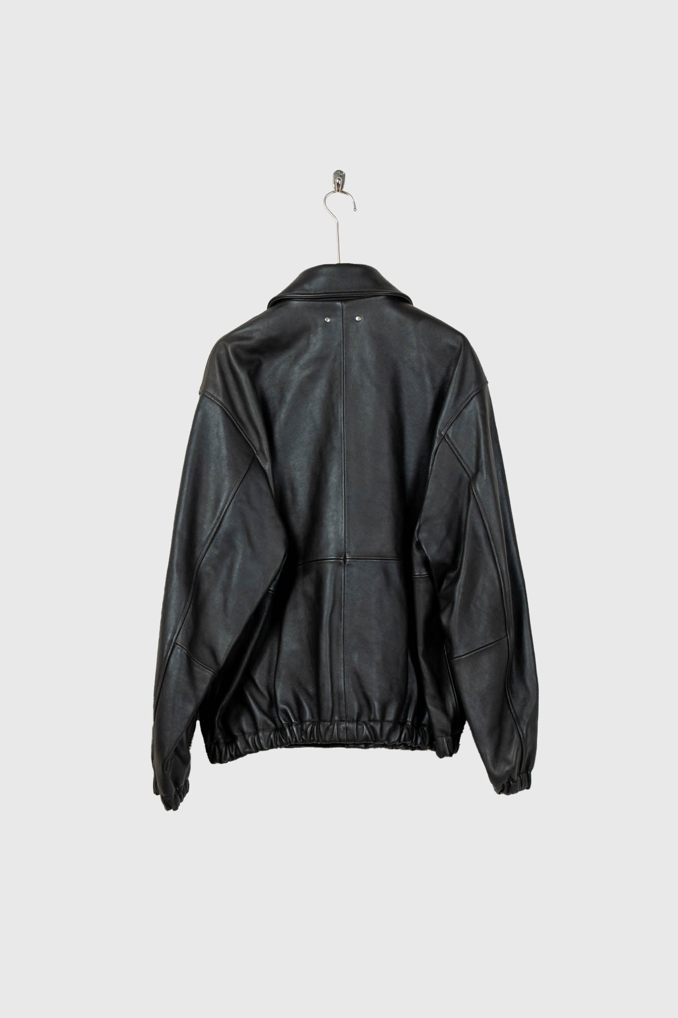 SHEEP LEATHER ZIP SHORT JACKET(ST.1555)