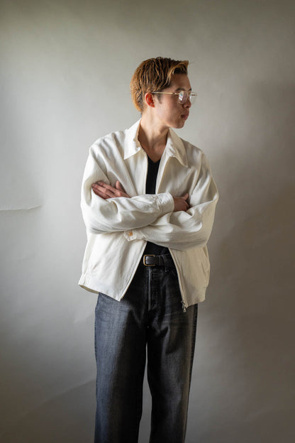Washed Wool Silk Sports Jacket