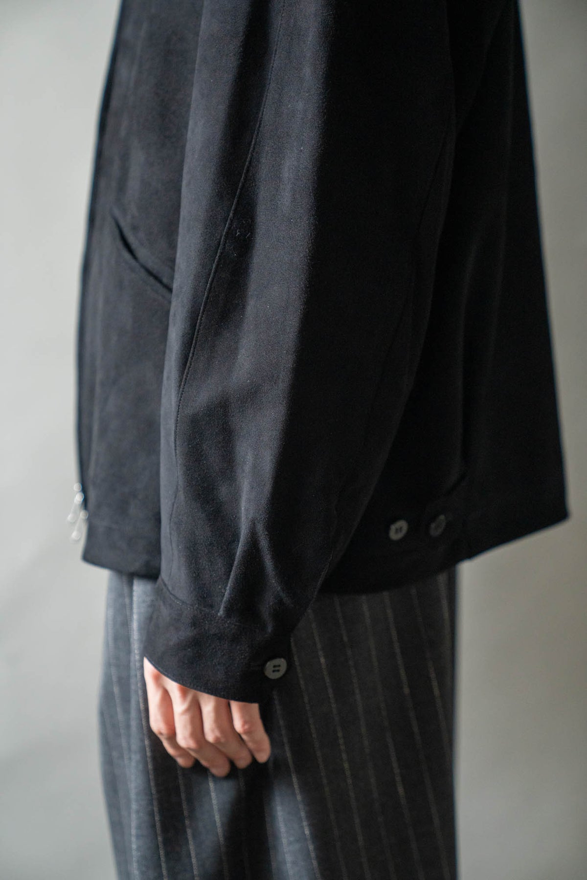 sheep suede blouson