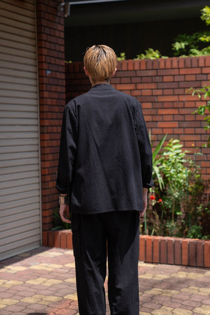 Silk/Cotton Nep Cardigan Jacket