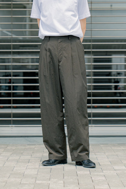 WINDPROOF NYLON WIDE EASY TROUSERS(ST.1278)