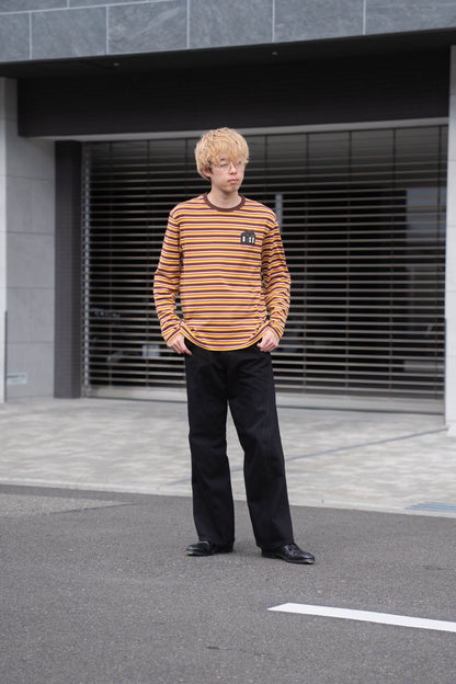 3D TWISTED WIDE LEG JEANS