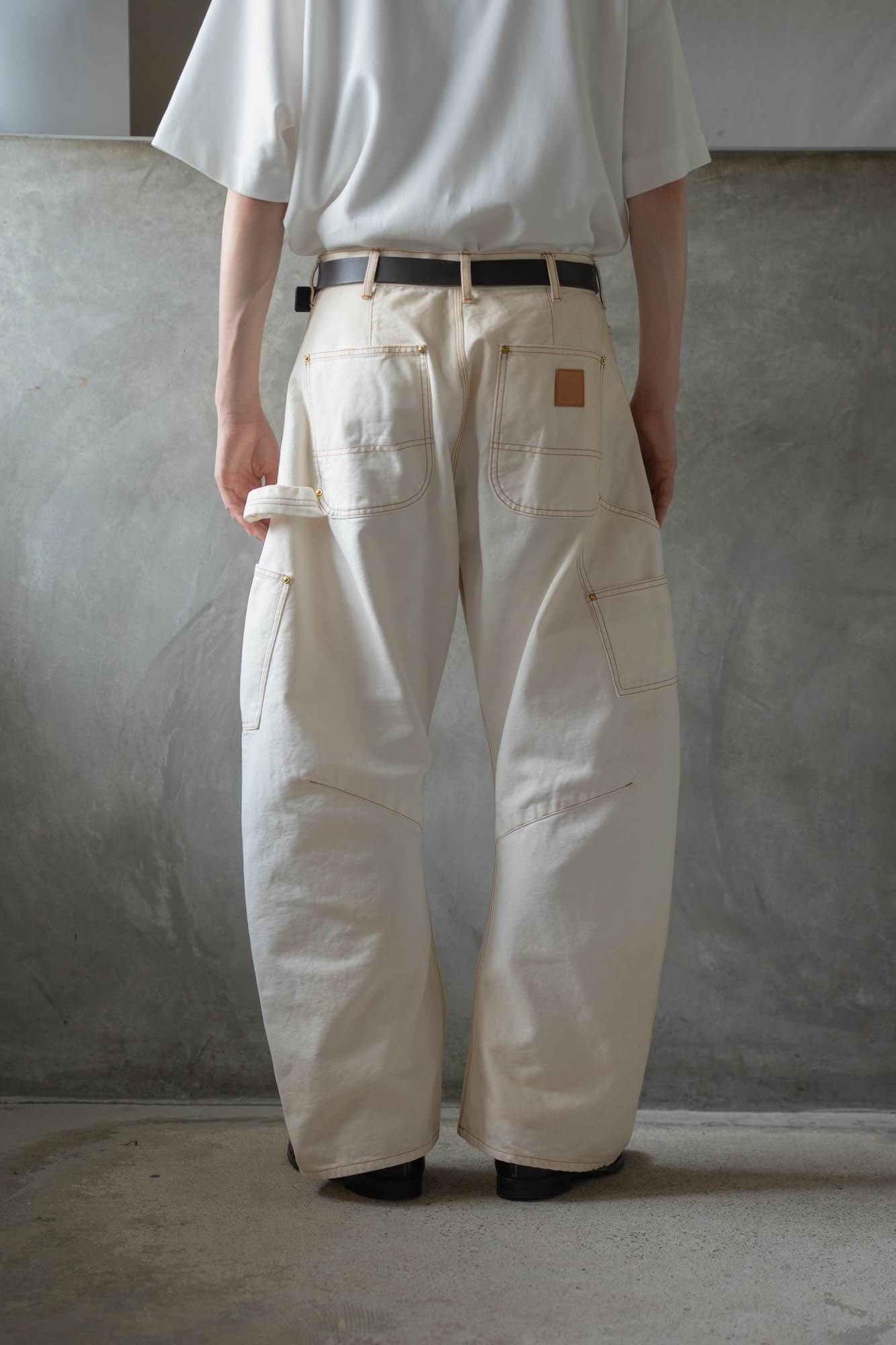 3D cutting painter pants