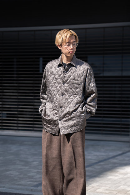 QUILTING WIDE SHIRT