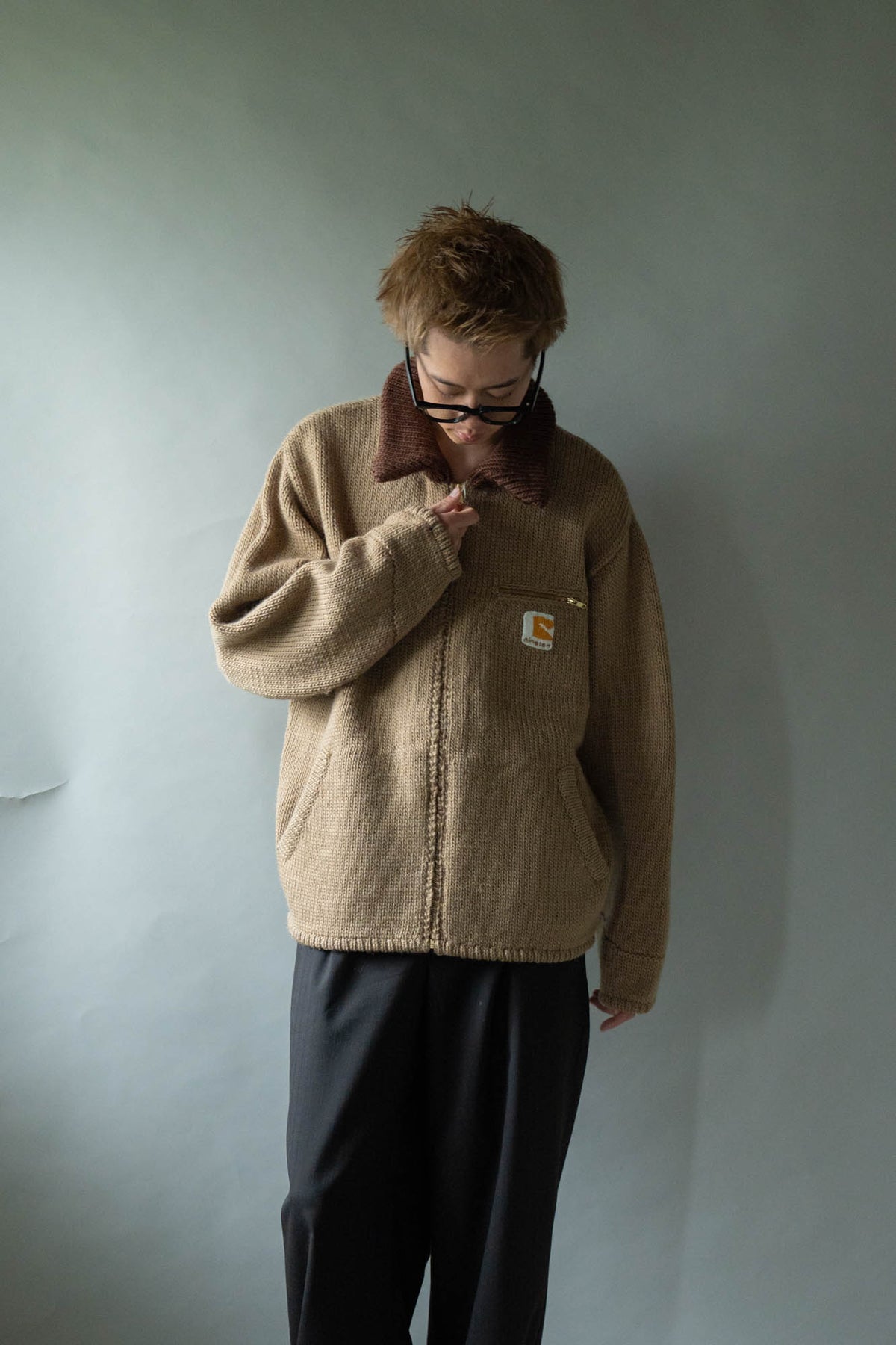 HOME MADE KNITTING DETROIT JACKET