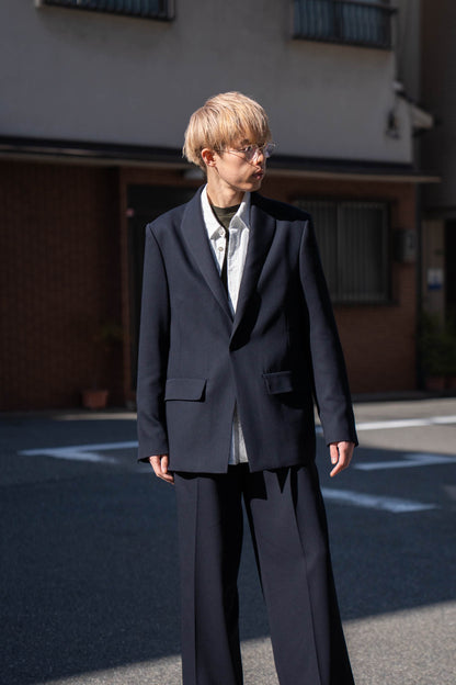 MODIFIED SHAWL COLLAR JACKET