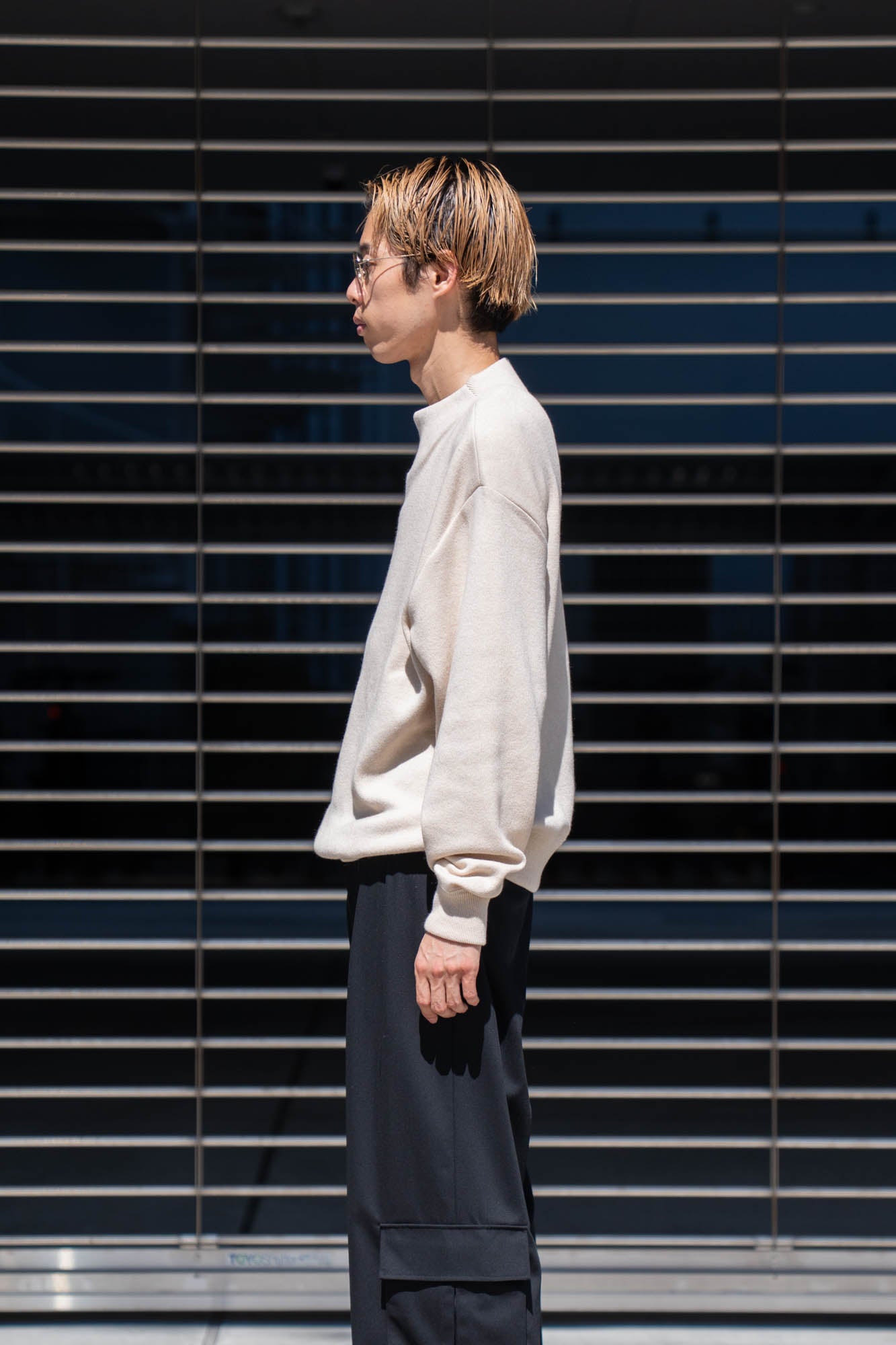 CASHMERE SKIING SWEAT KNITSHIRT