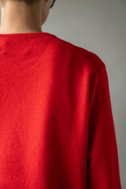 EXTRA FINE WOOL KNIT CREW NECK LS(ST.1634)