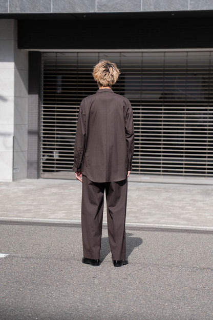 5 Tuck Trouser in Wool Tropical