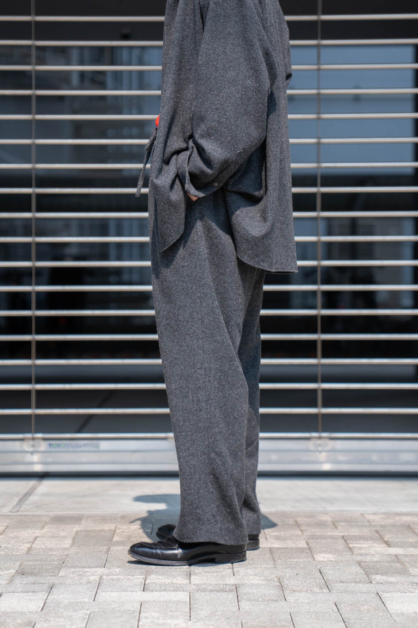 CASHMERE WIDE PANTS