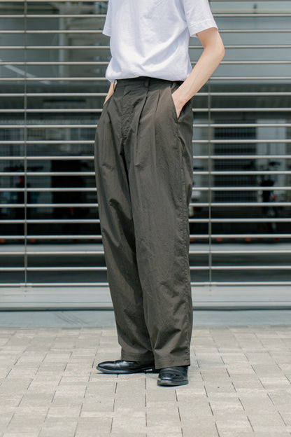 WINDPROOF NYLON WIDE EASY TROUSERS(ST.1278)