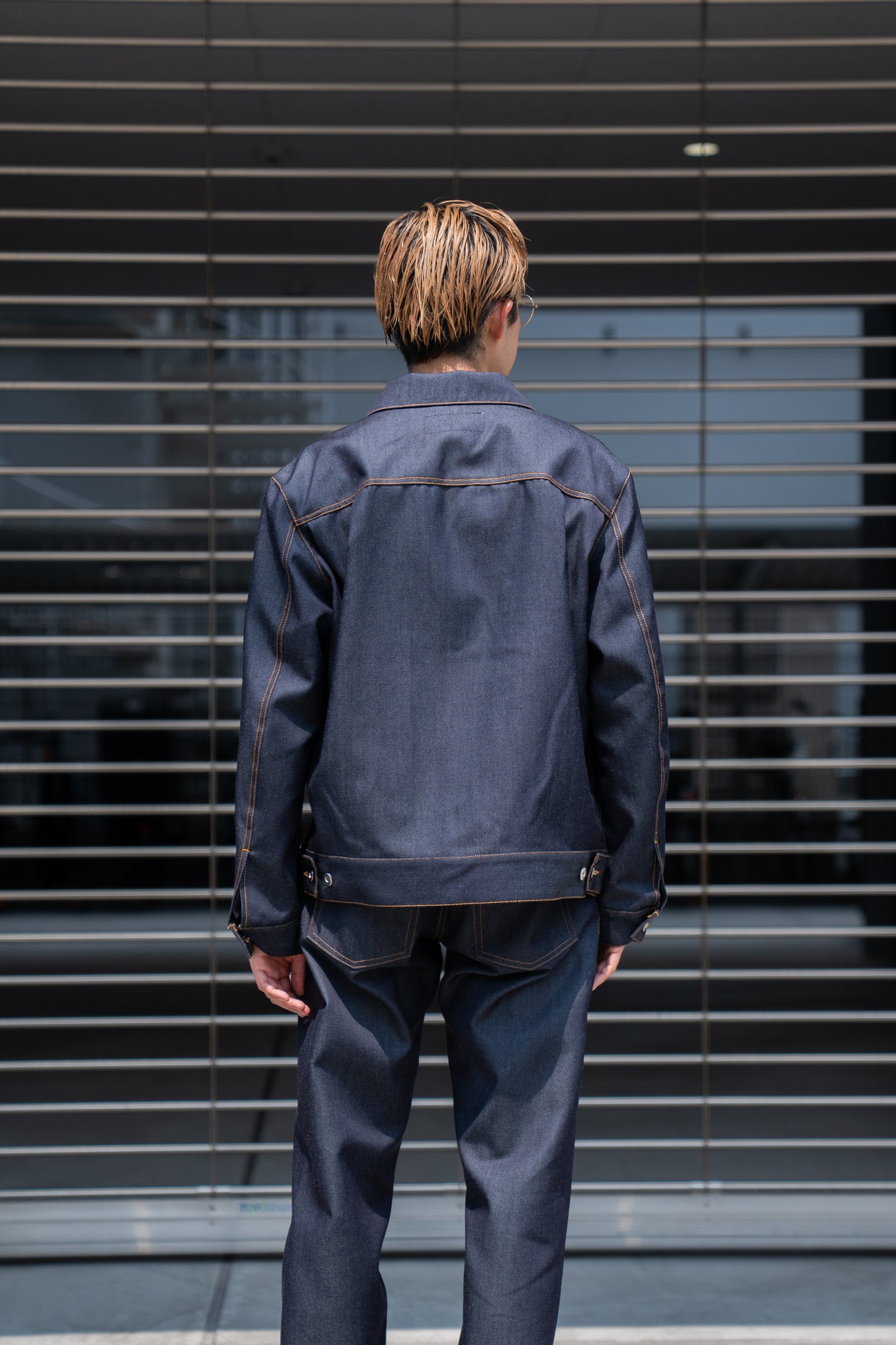 DENIM JACKET IN WOOL DENIM