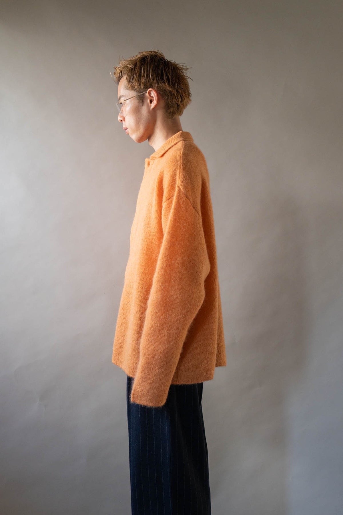 Kid Mohair Knit Shirts