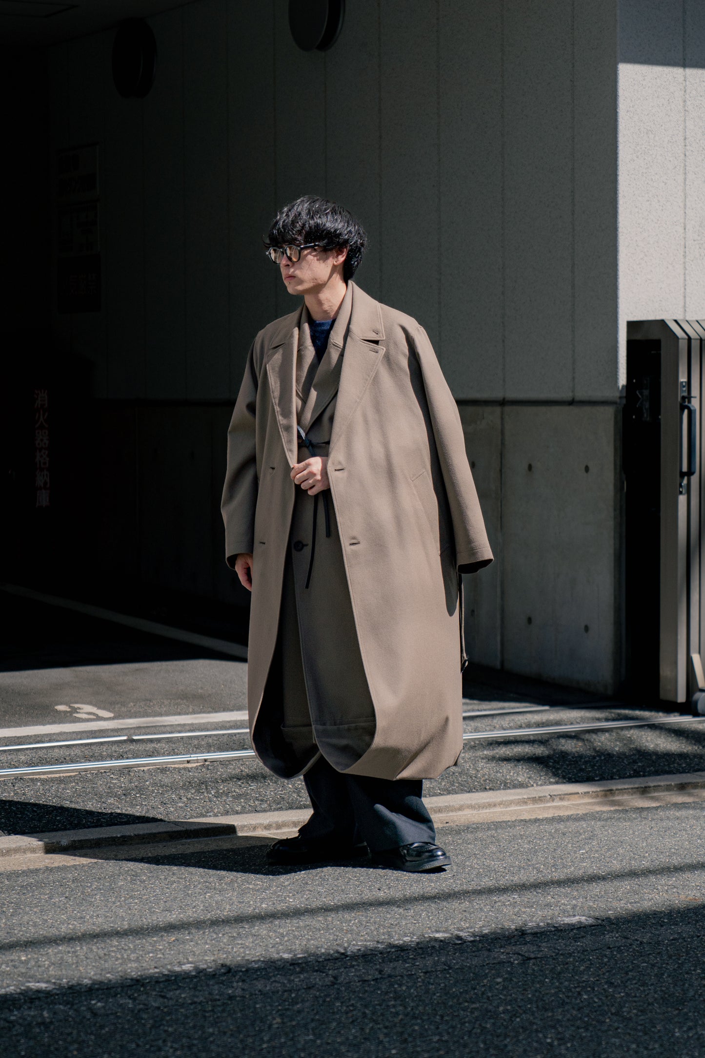 OVERSIZED DOCKING DOUBLE BREASTED COAT