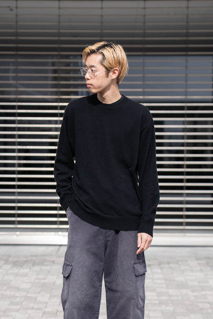 RIGID CASHMERE GARMENT DYED SWEATER P/O
