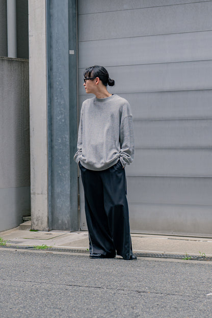 Dobby cloth side zip pants