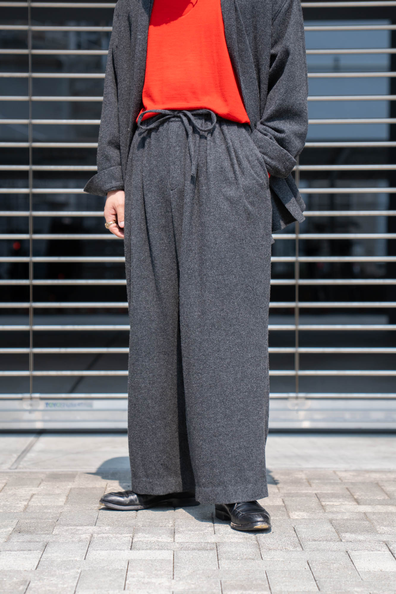 CASHMERE WIDE PANTS